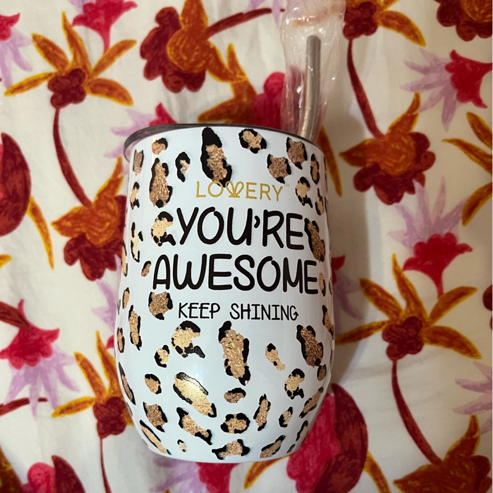 Leopard Print Insulated Tumbler (12oz)